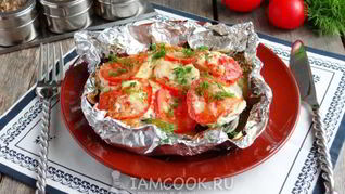 Горбуша с картошкой в фольге в духовке