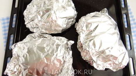 горбуша с картошкой в фольге в духовке