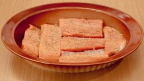 горбуша, запеченная с сыром