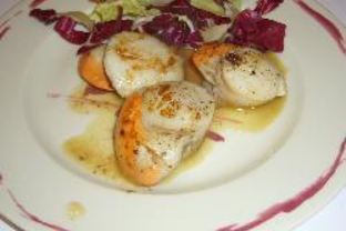 Гребешки с анисовым соусом