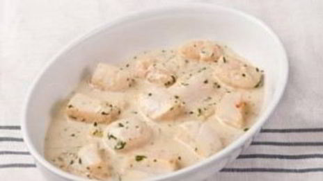 гребешки в сливочном соусе