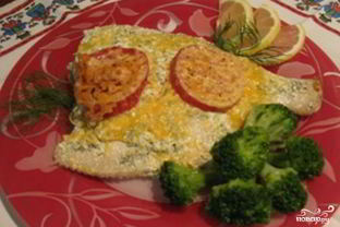 Камбала в духовке