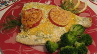 Камбала в духовке