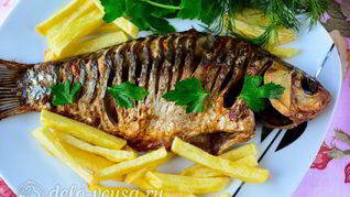 Карась в духовке