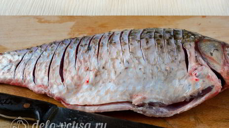 карась в духовке