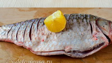 карась в духовке