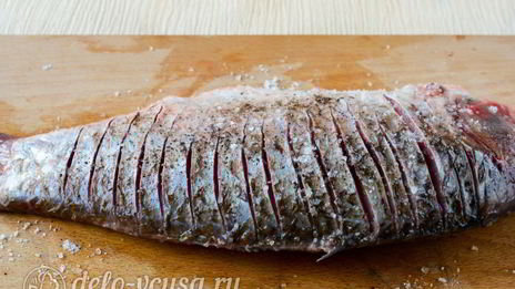 карась в духовке