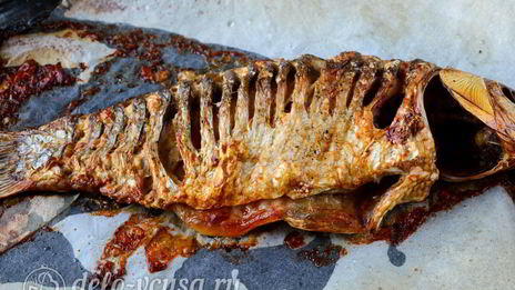 карась в духовке