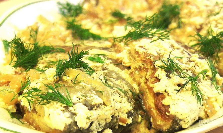 Рецепт карасей в сметане