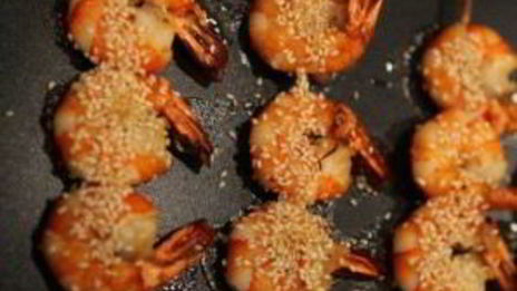 креветки с медом