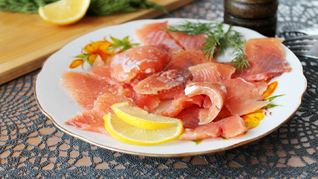 Лосось слабосоленый