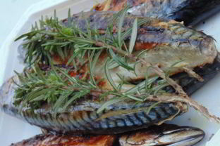 Маринованная скумбрия на гриле