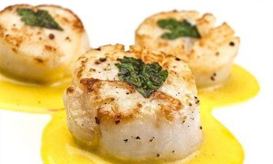 Рецепт морских гребешков с петрушкой