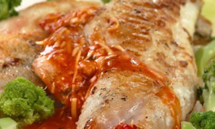 Рецепт морского окуня с брокколи