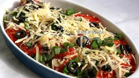 рыба по-итальянски со стручковой фасолью в хлебных крошках