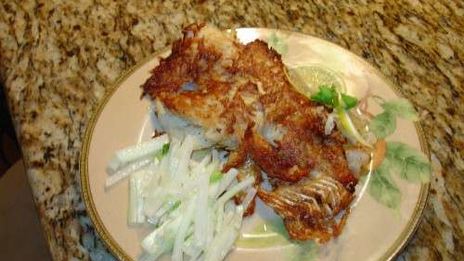 рыба с картофельной корочкой