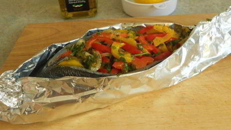 рыба с овощами