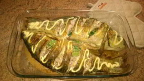 рыба со сметаной