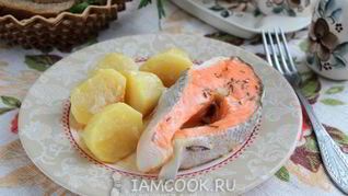 Рыба в мультиварке с картошкой