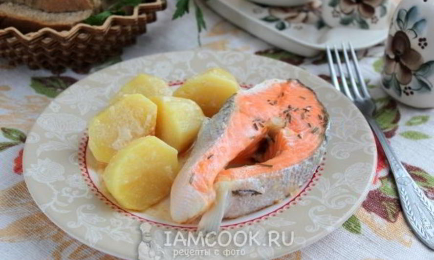 Рецепт рыбы в мультиварке с картошкой