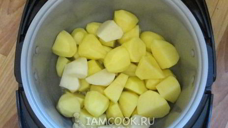 рыба в мультиварке с картошкой