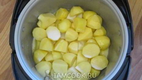 рыба в мультиварке с картошкой