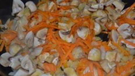 рыба, запеченная с рисом