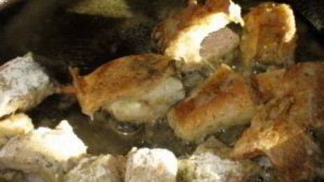 рыба, жаренная в муке