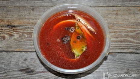 селедка пряного посола в луковом отваре