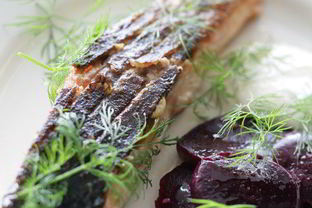 Семга с хреном