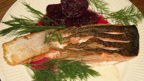 семга с хреном