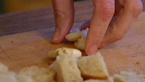 семга с соусом ромеско