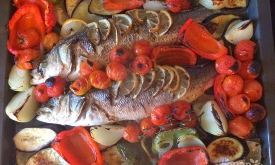 Рецепт сибаса запеченного