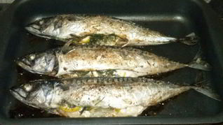 Скумбрия запеченная в духовке