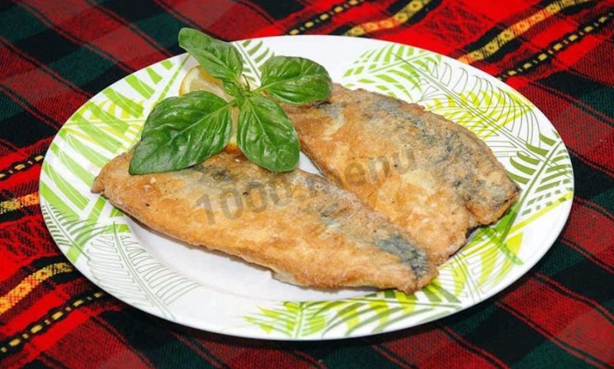Рецепт скумбрии жареной в кляре
