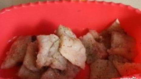 судак жареный