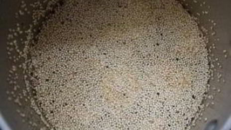 тилапия с квиноа и огурцом