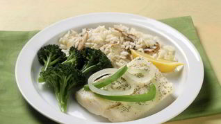 Треска на пару