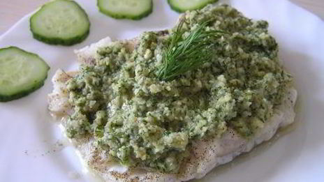 треска с арахисовым соусом