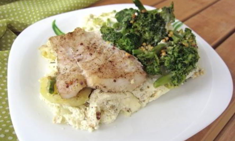 Рецепт трески с брокколи в духовке