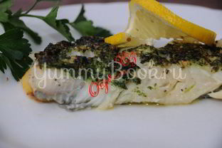 Треска, запеченная на лимоне