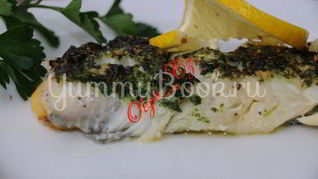 Треска, запеченная на лимоне