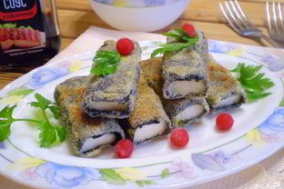 Вегетарианская жареная рыба