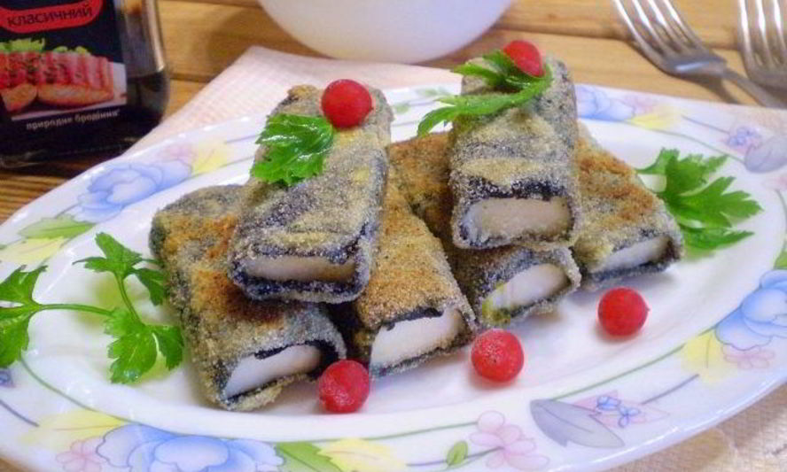 Рецепт вегетарианской жареной рыбы