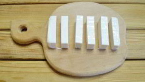 вегетарианская жареная рыба