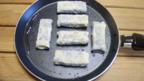 вегетарианская жареная рыба