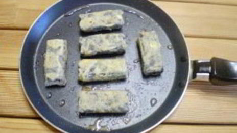 вегетарианская жареная рыба