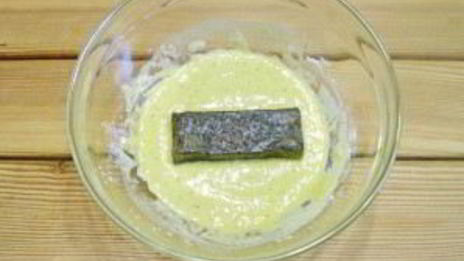 вегетарианская жареная рыба