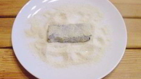 вегетарианская жареная рыба