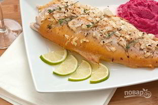 Янтарная форель в духовке